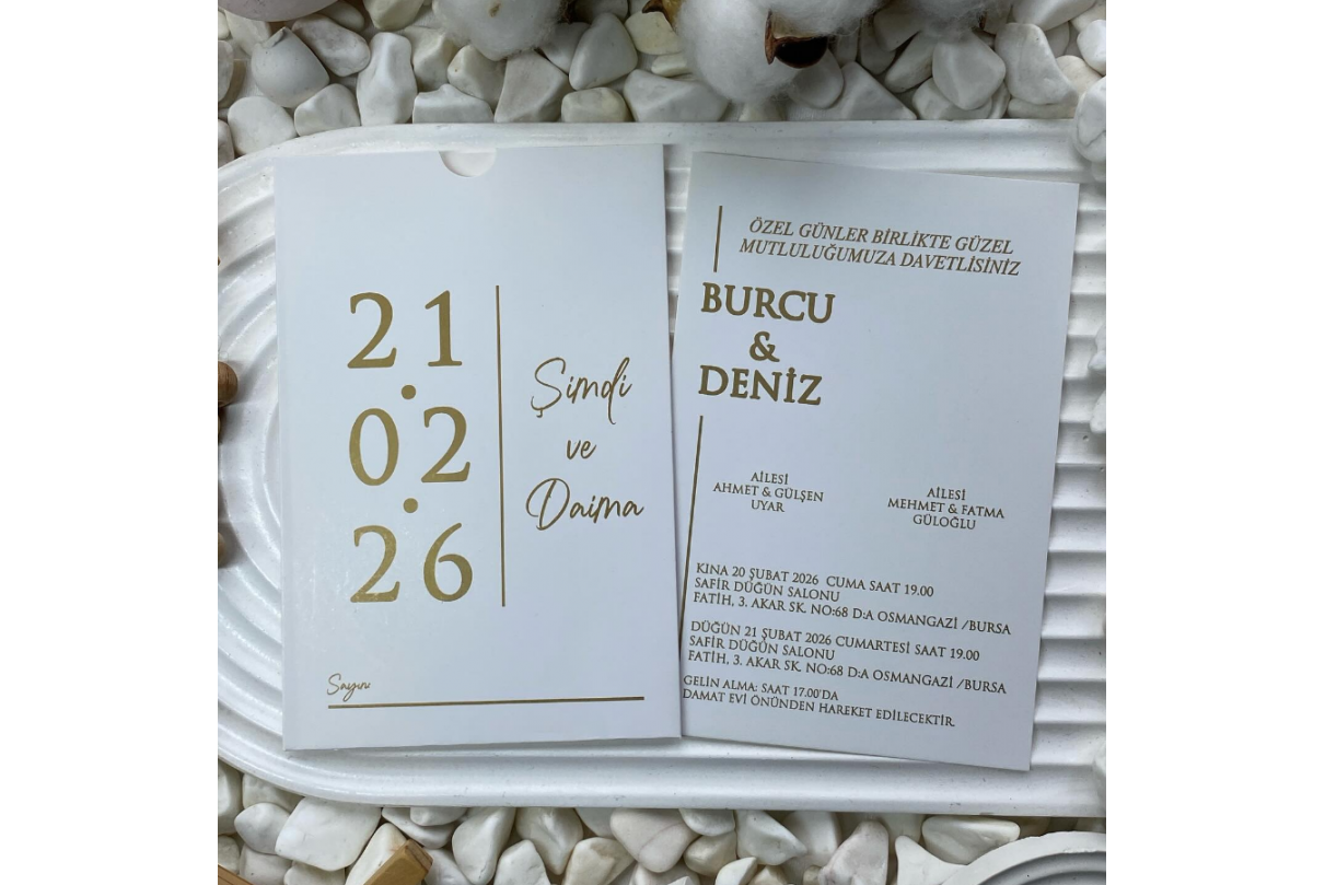 DİKEY ZARFLI ONLİNE DAVETİYE-808