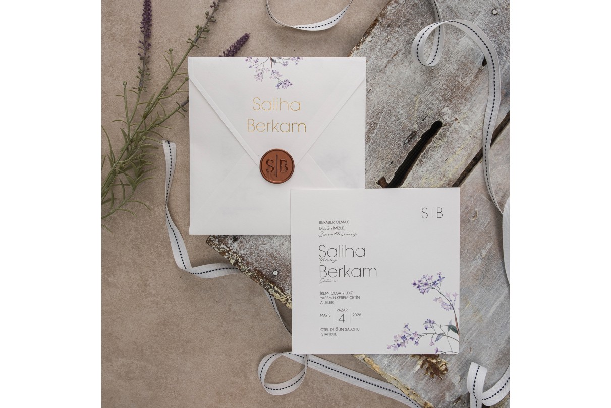 krnpoleko 40309 DÜGÜN DAVETİYESİ MÜHÜRSÜZ