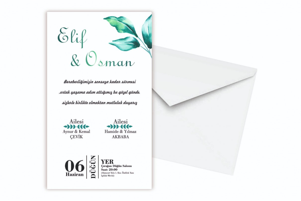 UYGUN DAVETİYE 1025