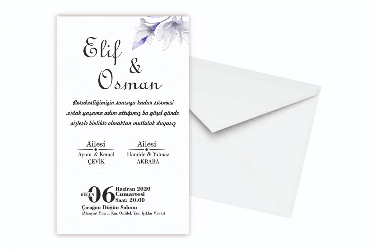 UYGUN DAVETİYE 1026